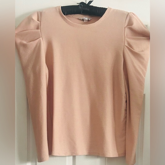 Nine West Puff Sleeve Sweater, pink, size XL - Picture 4 of 5
